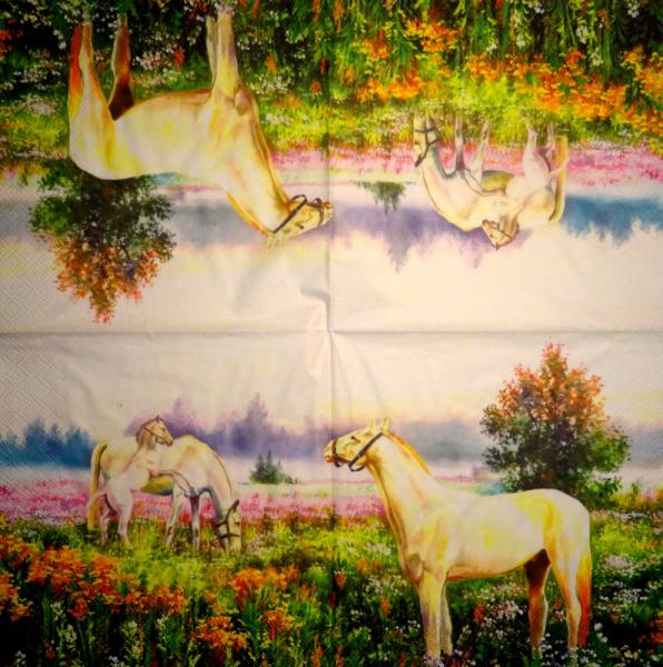 032 Horses - 3-ply - CS